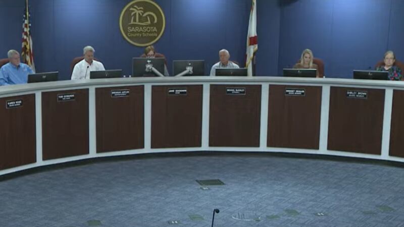 The Sarasota County School Board met in emergency session Tuesday morning.