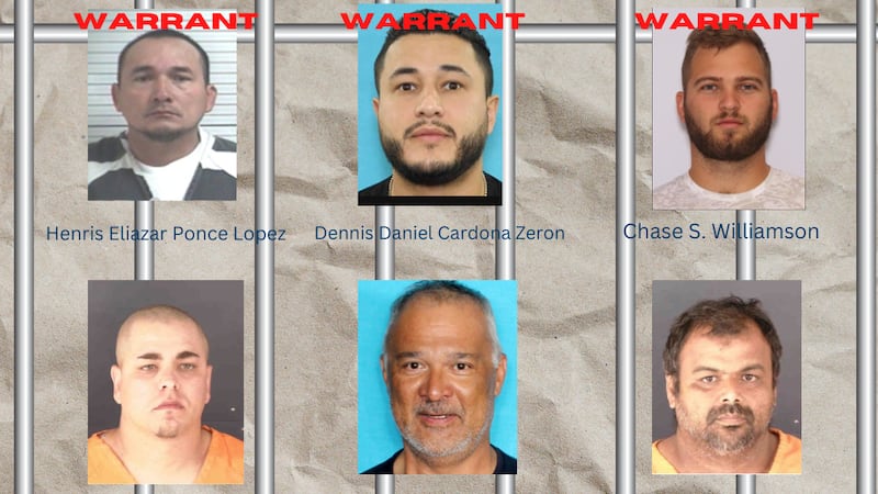 Nine men are charged with offering contracting services without a license.