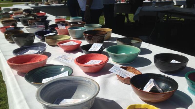 Bowls of Hope raises money for All Faiths Food Bank.