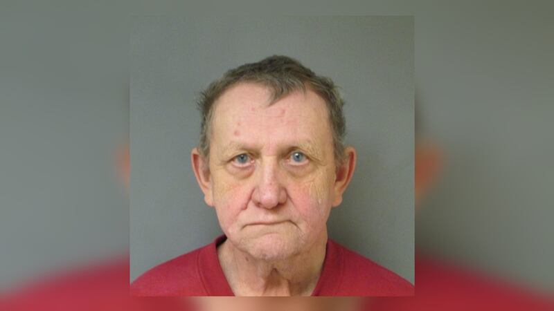 David Ladeau, 65, is charged with false public alarm, a Class B Misdemeanor, and disorderly, a...