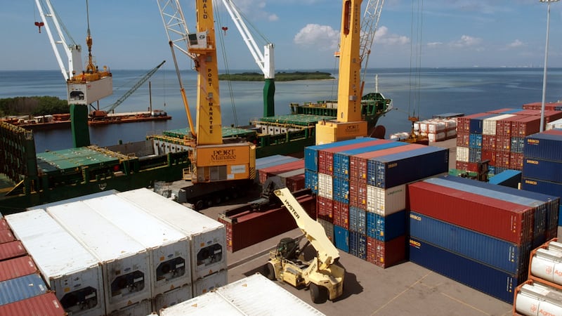 Containerized cargo trade through Port Manatee is on the rise, with the number of...