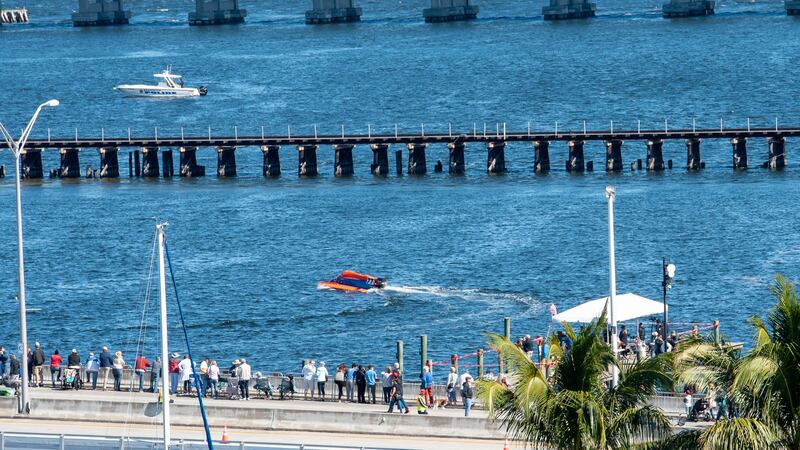 This a photo of the Bradenton Area River Regatta from a previous year.