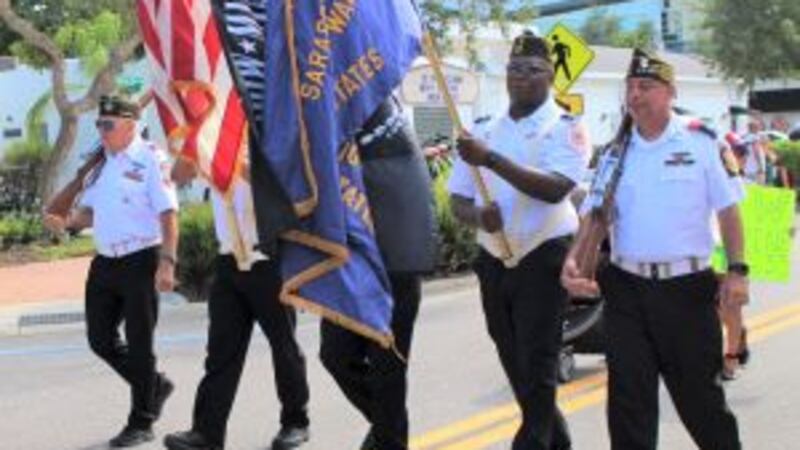 The City of Sarasota's Memorial Day parade is happening Monday.