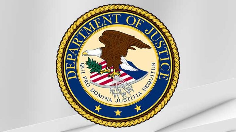 Seal of the United States Department of Justice.