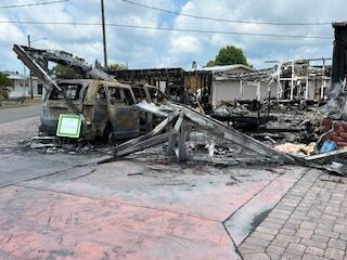 Community comes together after fire guts mobile home - Vimarsana News
