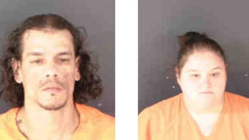The two were arrested after allegedly firing a gun into a home