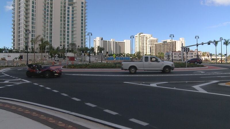 New roundabout opens at U.S. 41 and Fruitville Road in Sarasota.
