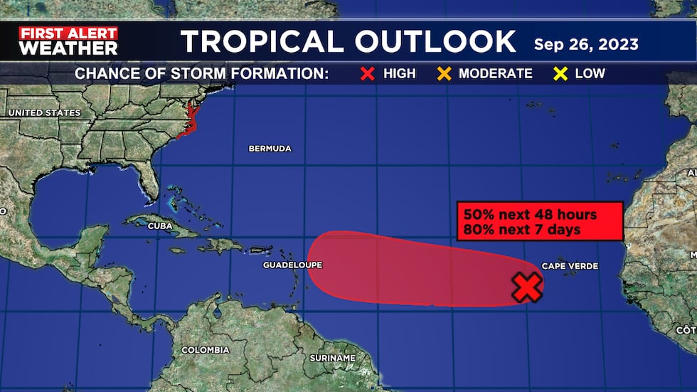 System likely to develop into next storm