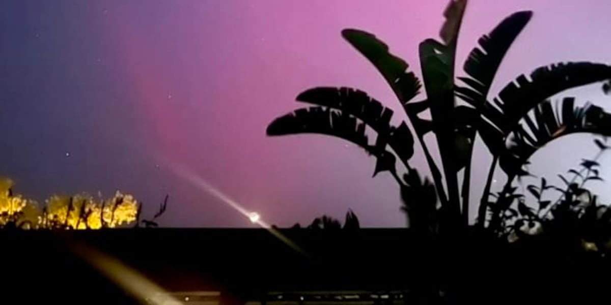 Extreme geomagnetic storm on sun has sent northern lights to Florida Extreme geomagnetic storm on sun has sent northern lights to Florida