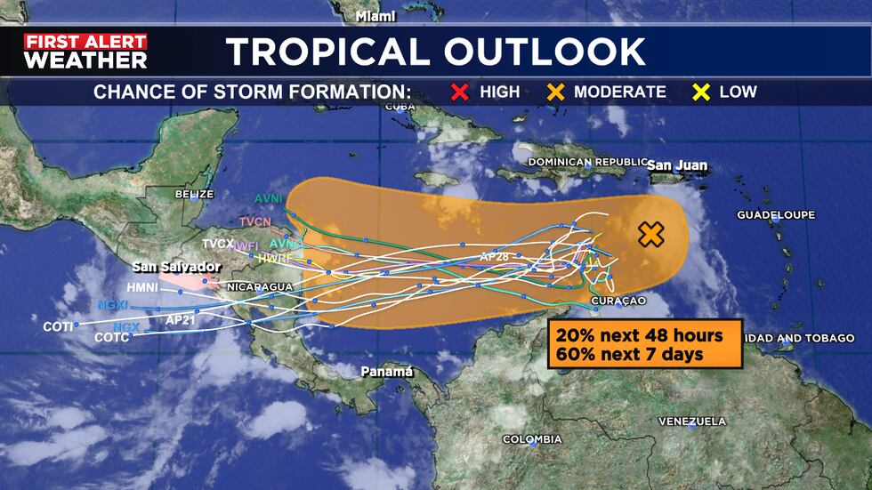 Late season storm likely developing as it moves west
