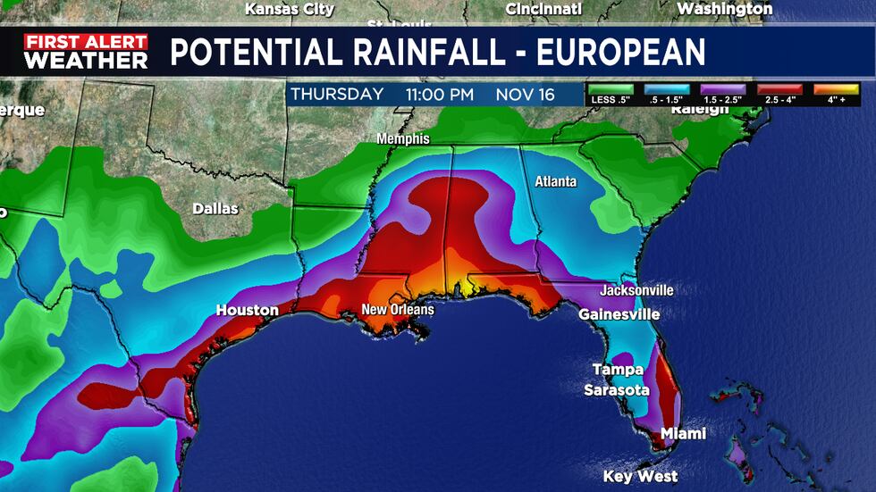 Potential Rainfall