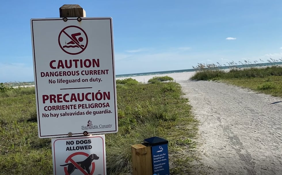 Swimming in unguarded areas is risky.