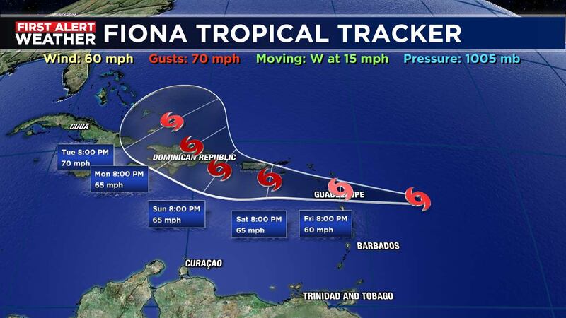Track shifts a little to the south and west which puts Florida closer to its path late next week