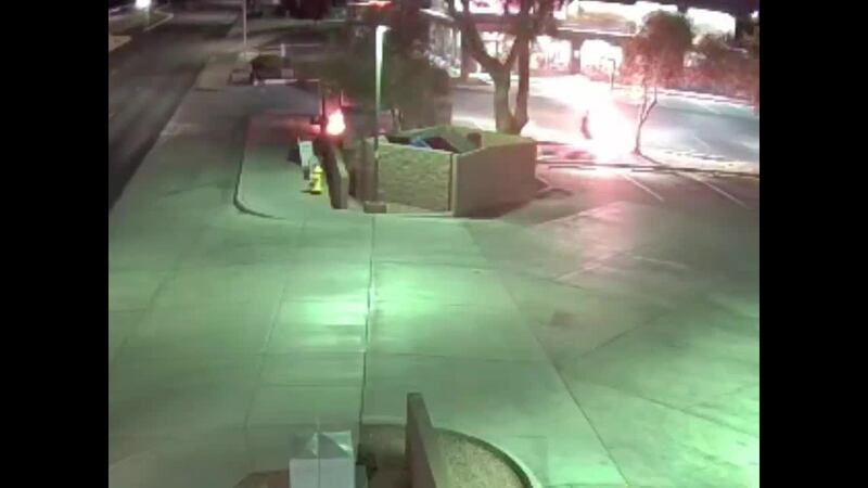 A man is recovering after police say another man doused him with gasoline and set him on fire...
