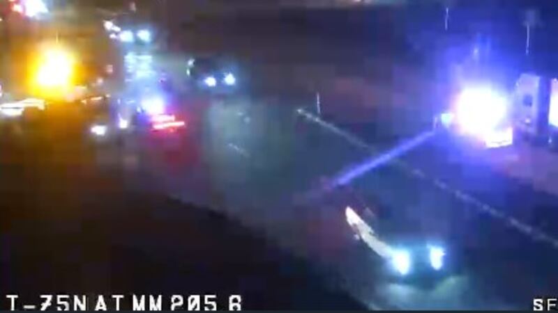 Multicar crash on I-75 NB blocking traffic . This is near Clark Road.