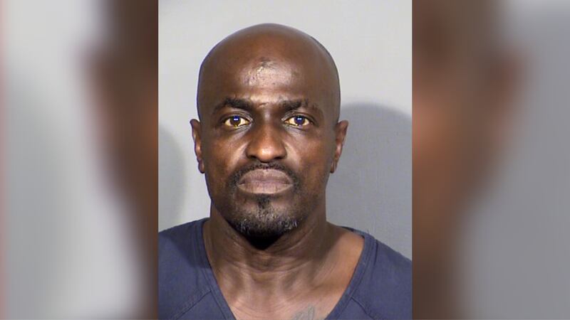 Michael Earl was charged after Las Vegas police say he stabbed two fellow patients, killing...