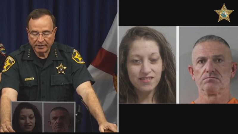 Polk County Grady Judd talks at a news conference Wednesday about the arrest of Bradenton...