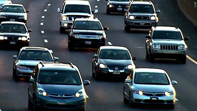 File photo of cars in traffic.