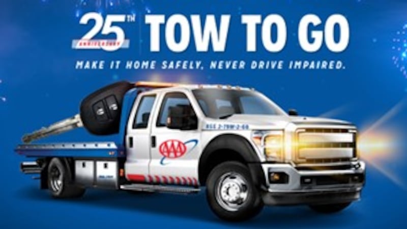 This is the 25th year The Auto Club Group has provided the Tow to Go program.
