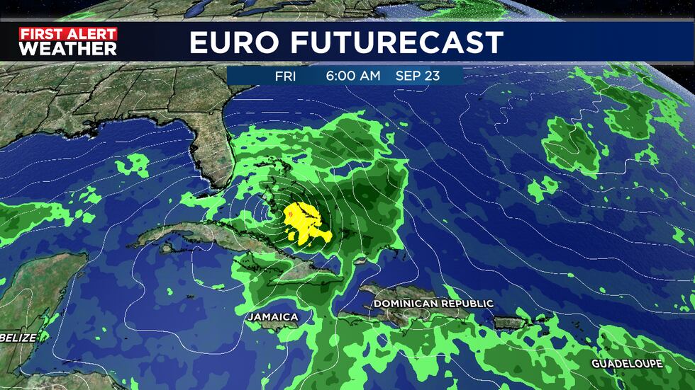 The EURO has the storm nearing SE Florida by next Friday