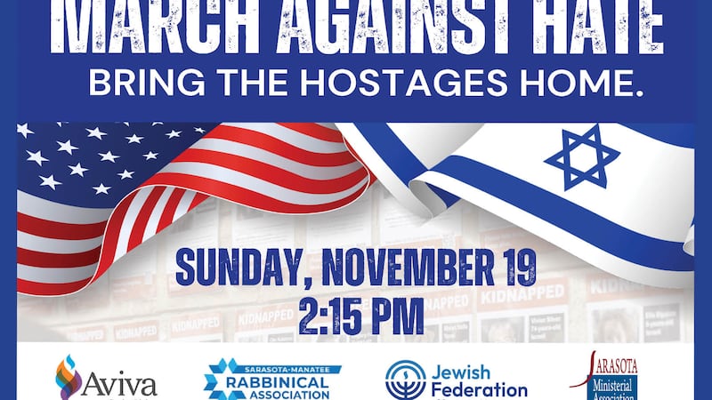 The walk will start at 2:15 p.m. and end around 4:15 p.m.
